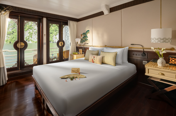 APT Guided Tours & River Cruises Deluxe Balcony Bedroom ©Mailan & Au Co.jpg